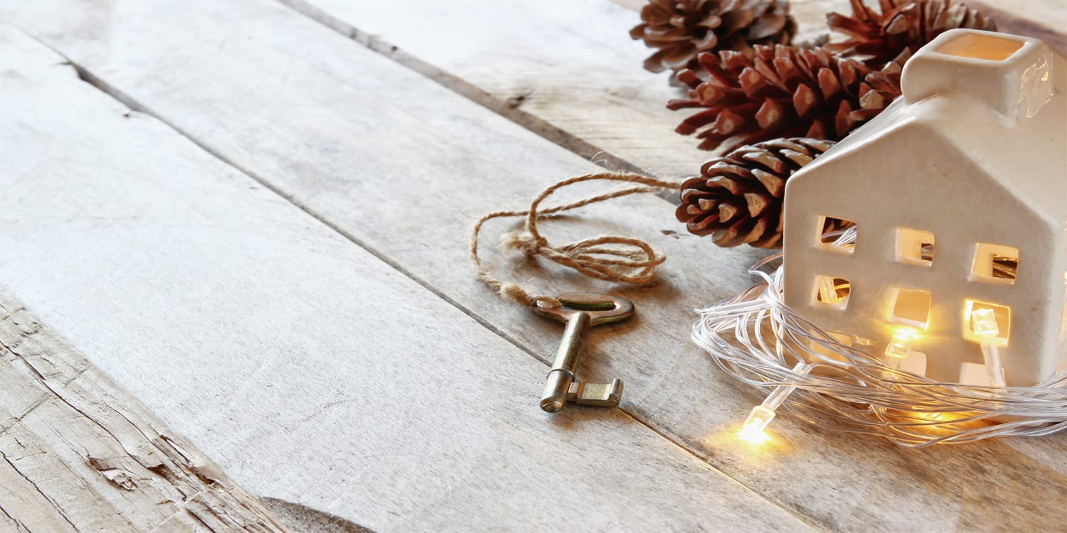 Holiday home buying concept